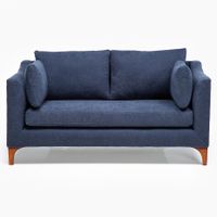 Sofá Grecia 2 Cuerpos Azul Acero