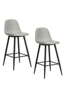 Pack 2 Sillas Pisos Bar Charlton Taburetes