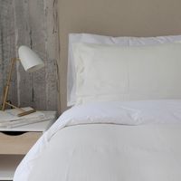 CUBREPLUMÓN ALGODÓN STONE WASH OFF WHITE SUPER KING