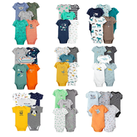 Pack 5 Bodies Manga Corta Tedmimak Algodón Niño