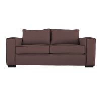 Sofá Gabro Felpa Cafe 3 Cuerpos