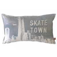 FUNDA COJÍN ALGODÓN SKATE TOWN 50X30