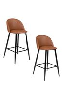 Pack 2 Sillas Bar Pu Taburetes