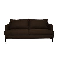 Sofá Aldara Chenille Tipo Lino Cafe 2C