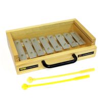 METALOFONO 8 NOTAS CROMADO C/CAJA MOD.8AA RMX