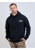 Poleron Canguro R Logo Hoodie Negro Hombre Rusty