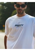 Polera MC Double Or Quits Blanco Hombre Rusty