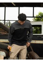 Poleron CR 2K Stone Crew Negro Hombre Volcom