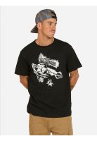 Polera MC Flip Negro Hombre Volcom