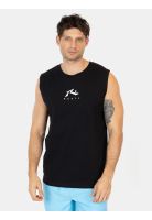Polera SM Splash Negro Hombre Rusty
