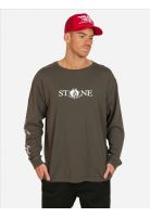 Polera ML Grind Gris Hombre Volcom