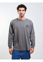 Polera ML Drain You Verde Hombre Volcom