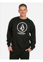 Poleron CR Volcoment Crew Negro Hombre Volcom