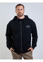 Poleron FZ Hxc Surf Club Zip Negro Hombre Rusty