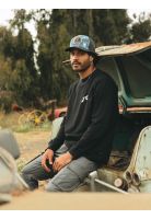 Polera ML R Logo Negro Hombre Rusty