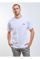 Polera MC Tiny R Logo Blanco Hombre Rusty