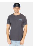 Polera MC Push Gris Hombre Volcom