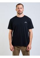 Polera MC Tiny R Logo Negro Hombre Rusty