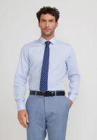 Camisa Hombre Formal Algodón Aniversario Celeste
