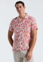 Camisa Hombre Manga Corta Estampada Coral
