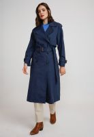 Trench Impermeable Mujer Poliéster Marino