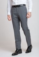 Pantalón Formal Hombre Lana S100'S Liso Slim Mix&Color Marengo