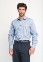 Camisa Hombre Formal Algodón Classic Azul Piedra