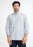 Camisa Rayas Hombre Beta Azul Marino