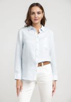 Blusa Mujer Cea Lino Celeste