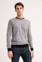 Sweater Cuello Redondo Negro Hombre
