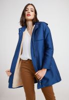 Parka Gruesa Mujer Poliéster Azul