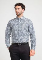 Camisa Hombre Stretch Estampada Taupe