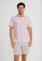 Camisa Hombre Manga Corta Algodón Coral 4KSW7013