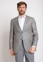 Chaqueta Formal Hombre Lana S100'S Cuadros Regular Classic Gris