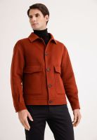 Chaqueta Hombre Lana Terracota