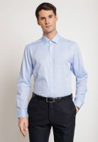 Camisa Hombre Formal (Easy Care) Algodón Dobby Celeste