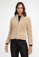 Parka Acolchada Mujer Algodón Beige