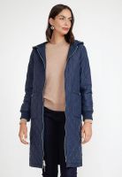 Parka Larga Reversible Mujer Marino
