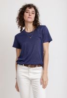 Polera Mujer Gantt Lino Navy