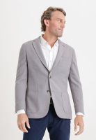 Chaqueta hombre casual tejida gris