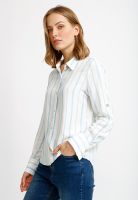 Blusa Rayada Celeste Abelina Mujer