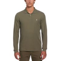 Polera Hombre Polo Manga Larga Militar