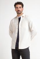 Camisa Hombre Manga Larga Beige