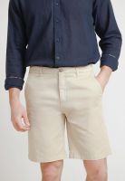 Bermuda Hombre Algodón Liso Slim Valerio Beige