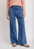 Jeans Pierna Ancha Celeste Ambrose Mujer
