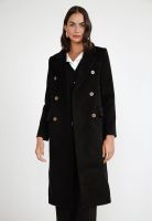 Abrigo Mujer Lana Negro