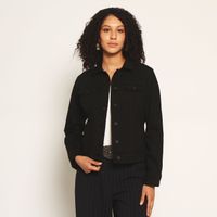 Chaqueta Manga Larga Abotonada En Delantero