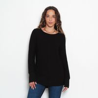 Sweater Basico Manga Larga   Escote Redondo