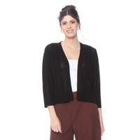 Chaleco Abierto Manga 3/4 Solido