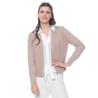 Chaleco Manga 3/4 Solido Abierto